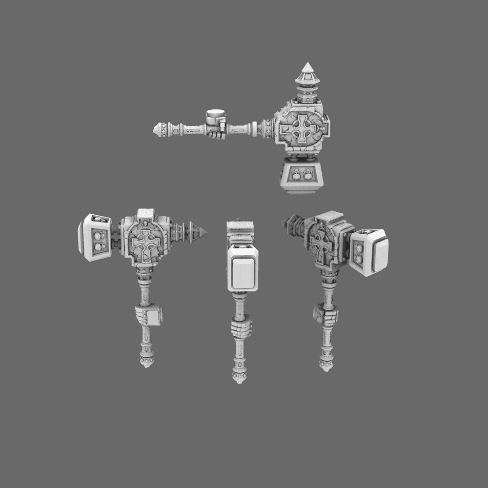 Pumpkin Lords Tombstone Mega Hammers LEFT