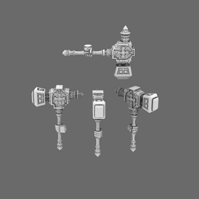 Pumpkin Lords Tombstone Mega Hammers LEFT