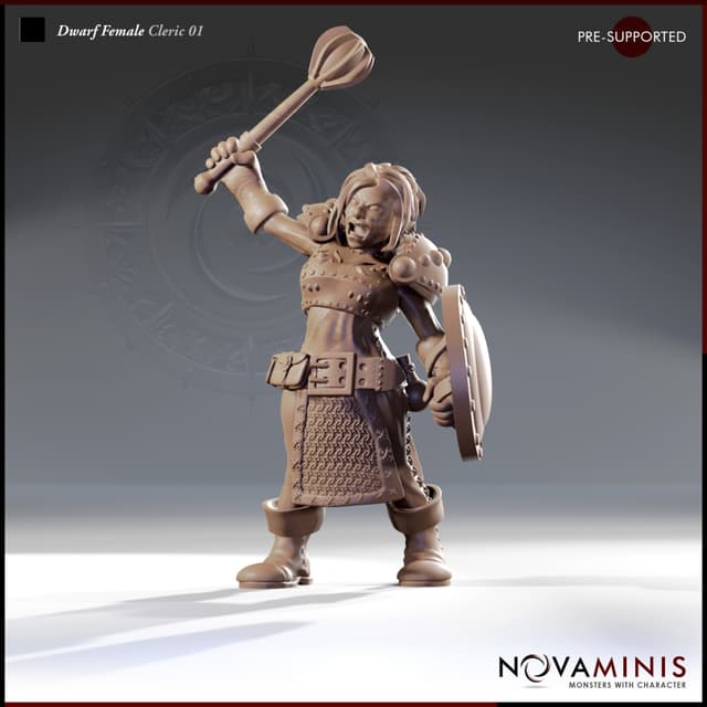 Dwarf Female Cleric 01