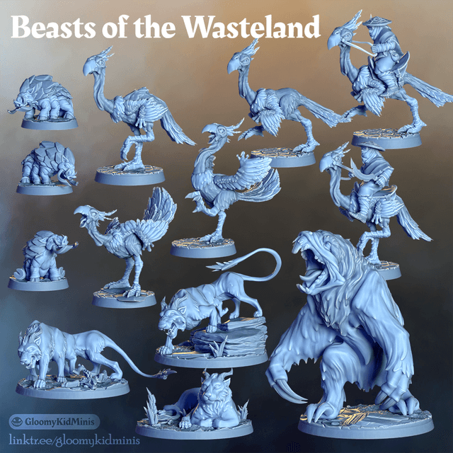 Beasts of the Wasteland (Dark Sun 18), Full Set