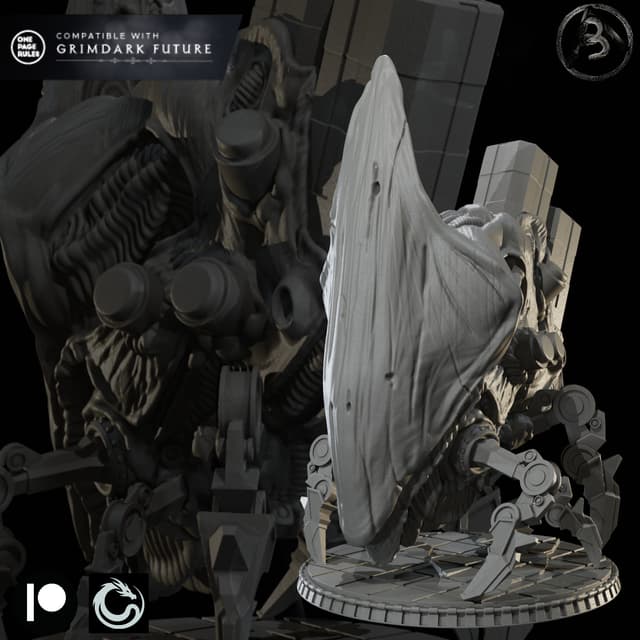 Mechanical Hive Custo Form Rocket Luncher Model