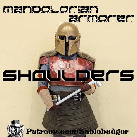 The Mandalorian Armorer - Shoulder Costume Part
