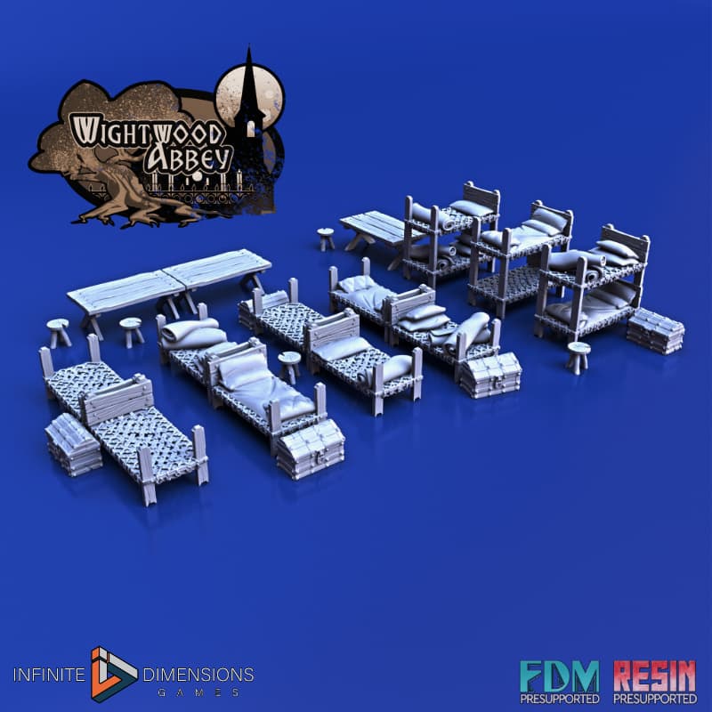 Dormitory Furnishings Set