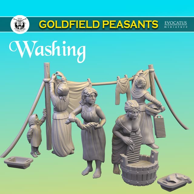 Washing (Goldfield Peasants)