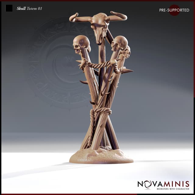 Skull Totem 01