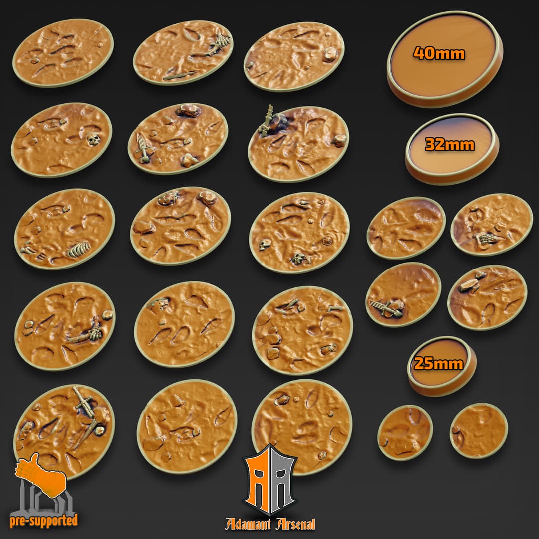 Battlefield Base Toppers and Bases