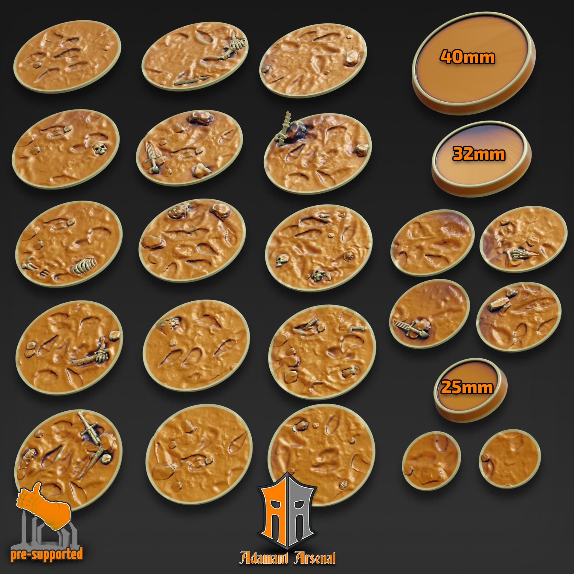 Battlefield Base Toppers and Bases