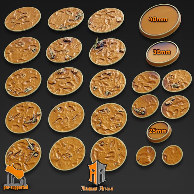Battlefield Base Toppers and Bases