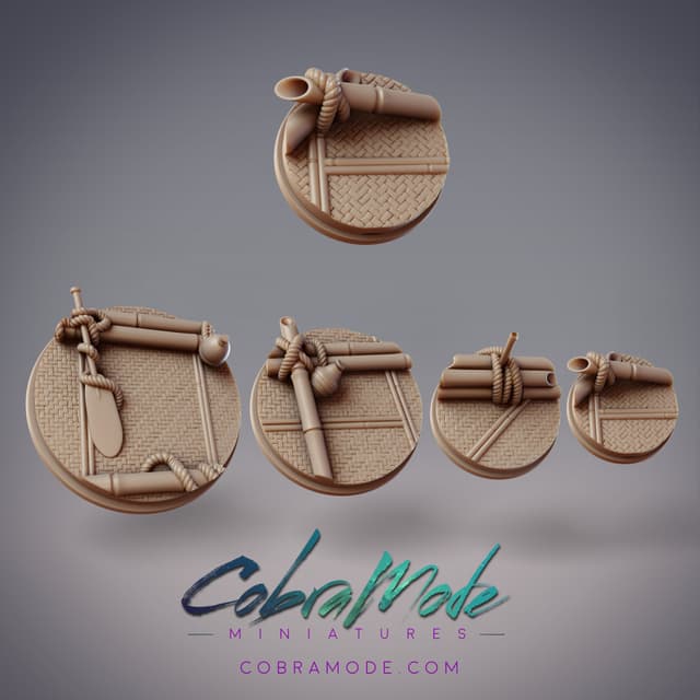 Bamboo Mats Base Pack (4pcs)
