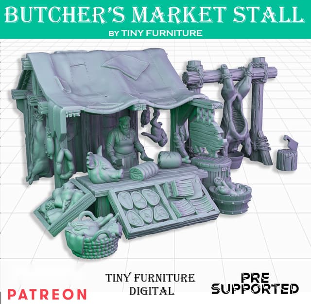 Butcher Market Stall