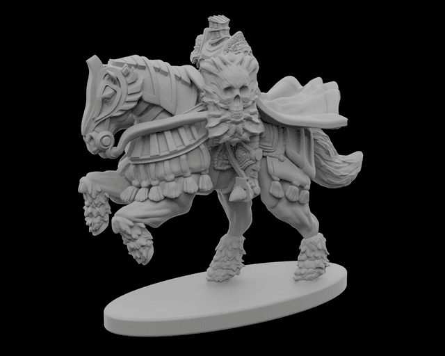 Heavy Armor Horsed Knight - V4 - by STF_CSC