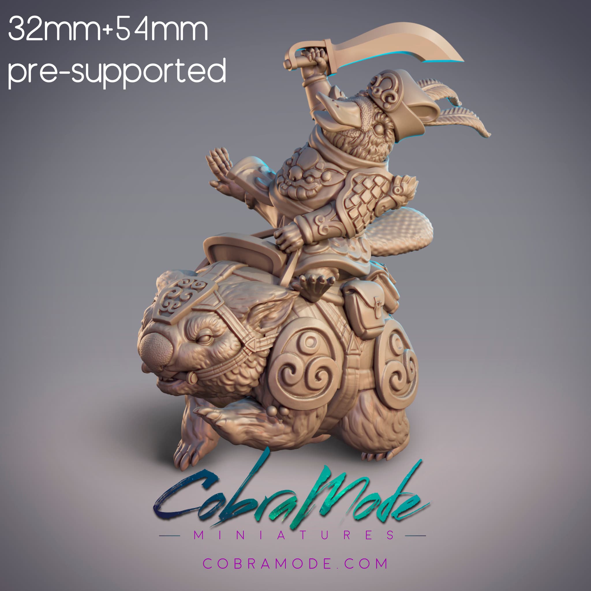 Platypus Cavalry - Shenbar, Boondaburra Musari and Wombat Mount (Pre-supported)