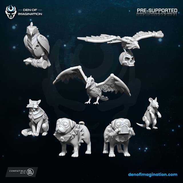 Space Army Animals