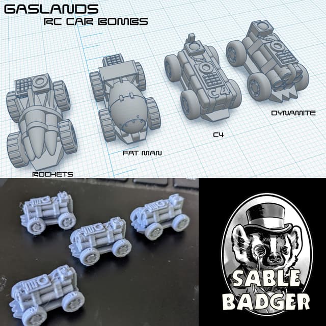 Gaslands - RC Car Bombs