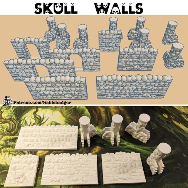 Walls and Junctions - Skulls and Catacombs