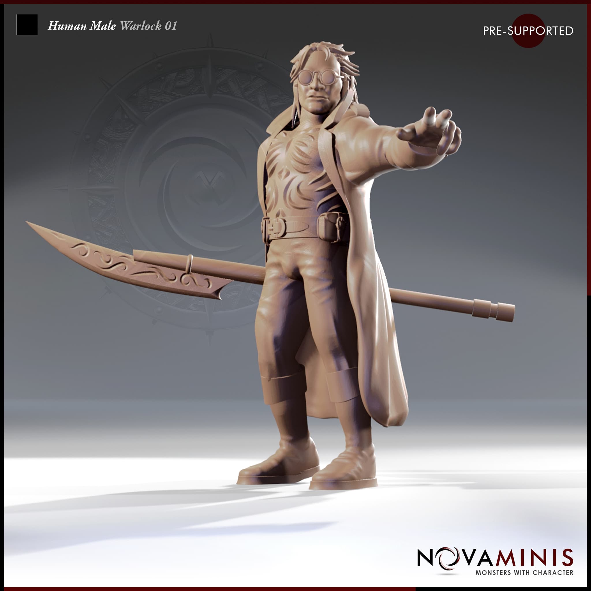 Human Male Warlock 01