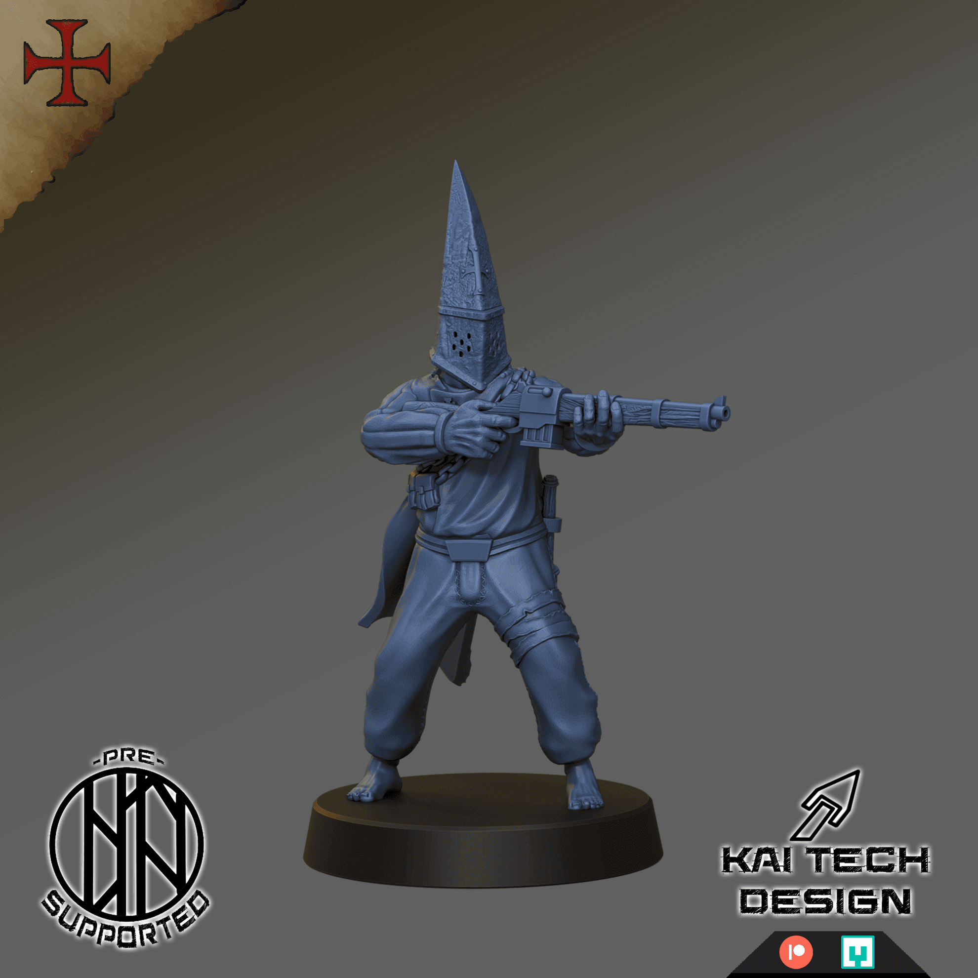 Devoted Cultists - Soldier 3, assault rifle