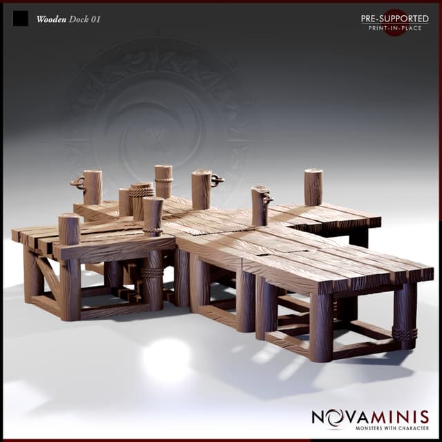 Wooden Dock 01 [Modular]