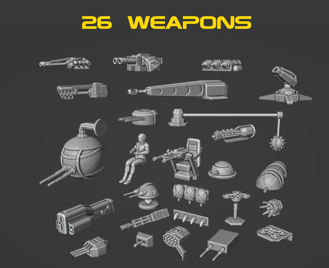 Post Apocalyptic Vehicular Combat Weapons