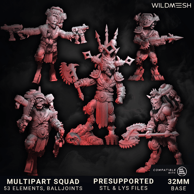 Chaos Wrath - Bestiarii Multipart Squad