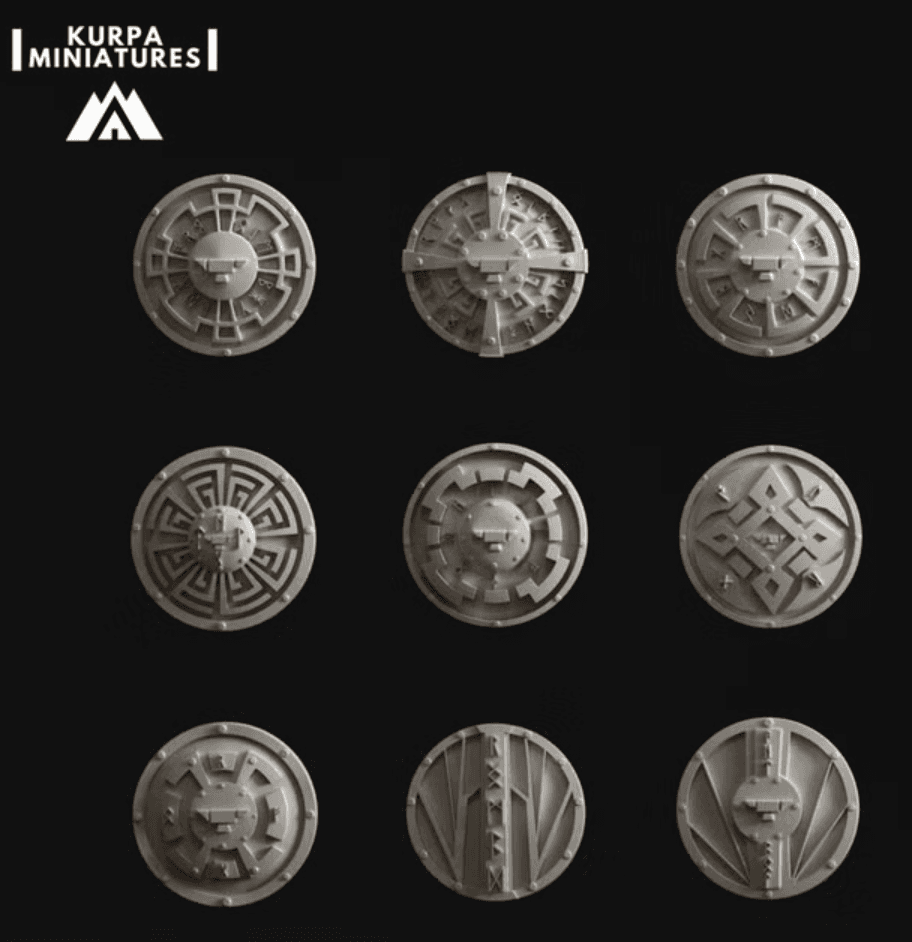 Dwarf Round Shields
