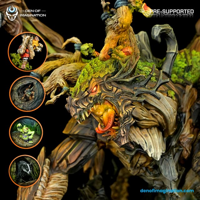 Forest Dragon - Sylvax The Ancient Protector