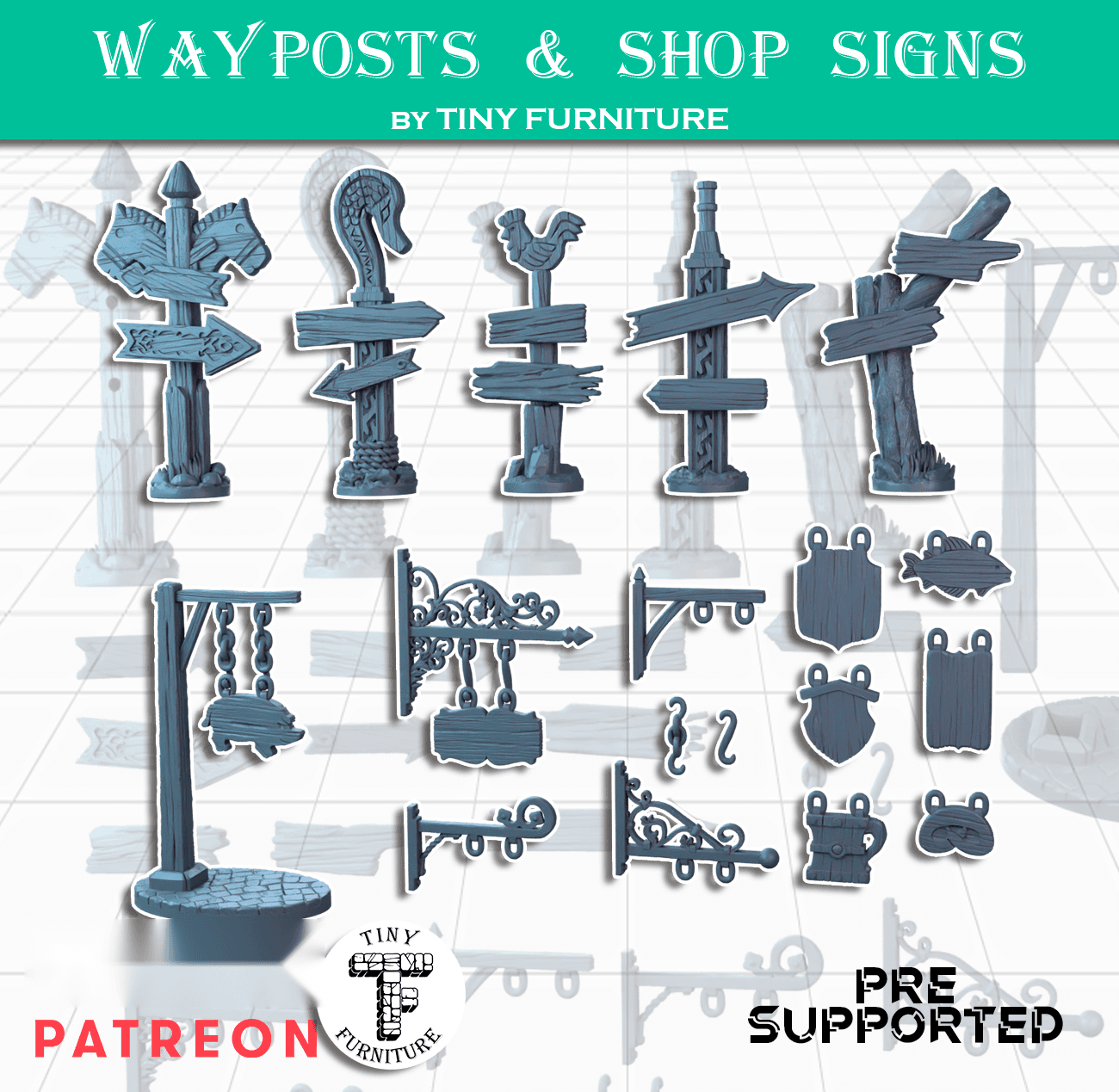 Wayposts & Shop Signs