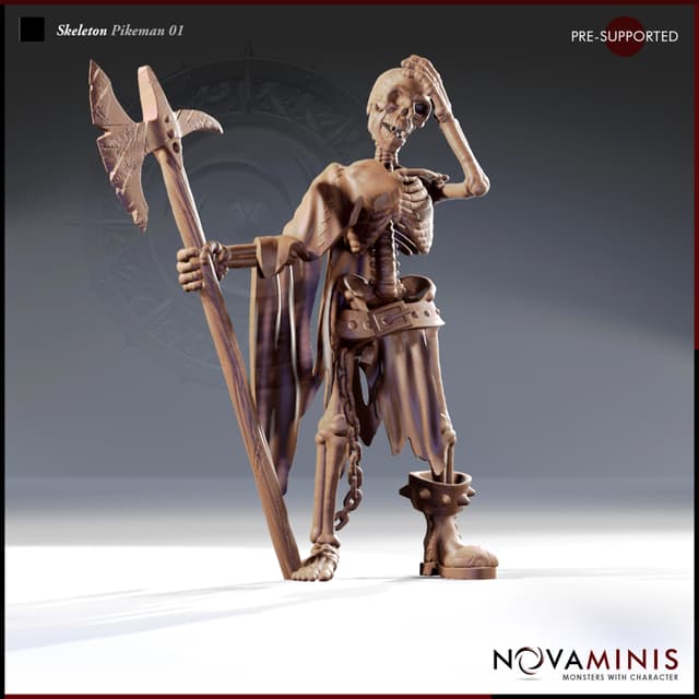 Skeleton Pikeman 01
