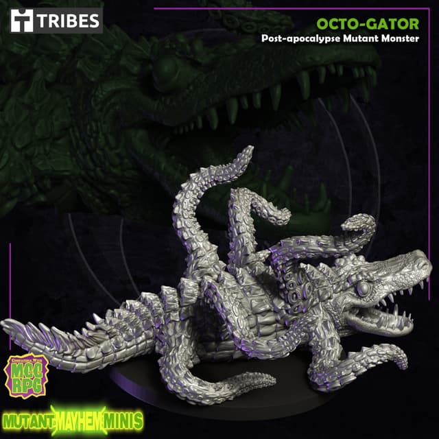OCTO-GATOR: RPG Post-apocalypse Mutant Monster