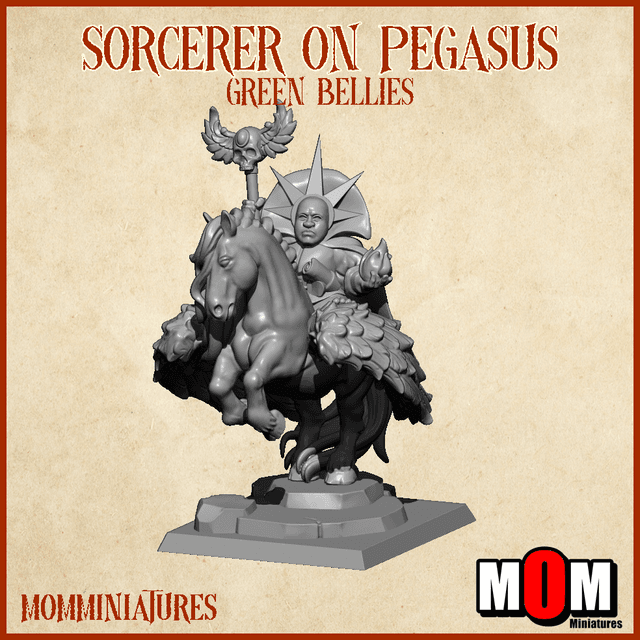 Sorcerer on Pegasus (Green Bellies)