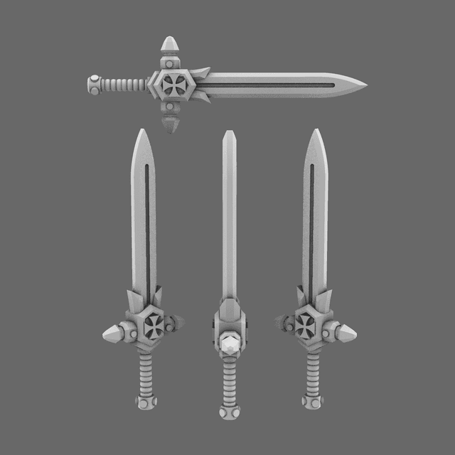 Crusader Knights Great Sword  NOHAND