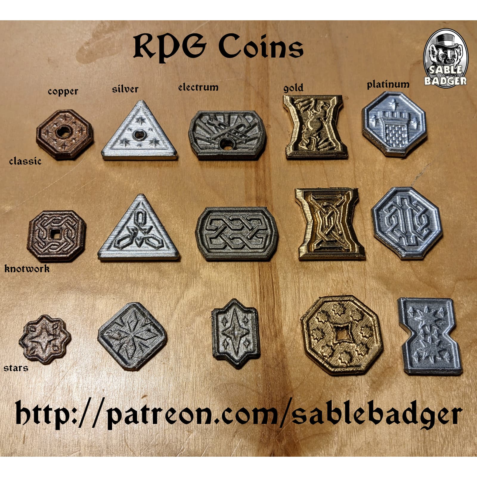 RPG Coins - Set 1