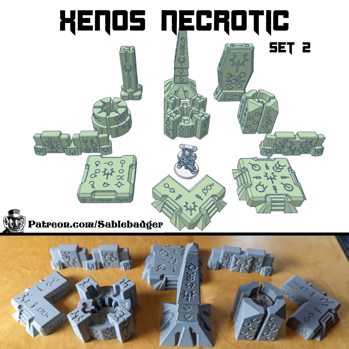 Xenos Necrotic Terrain set 2