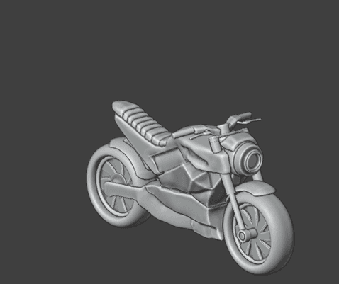 Modern 28mm Scale Street Bike