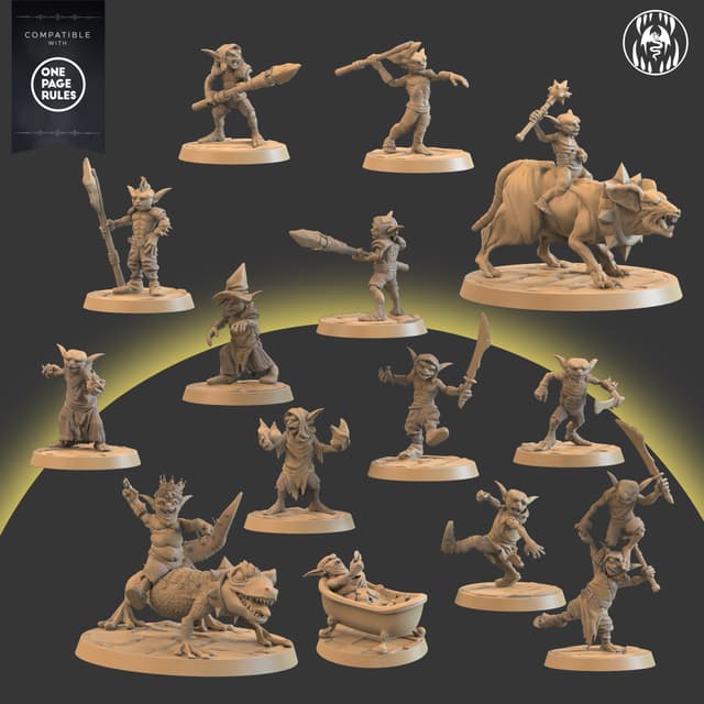The Greedy Goblins Clan, OPR Compatible Squad of Goblins