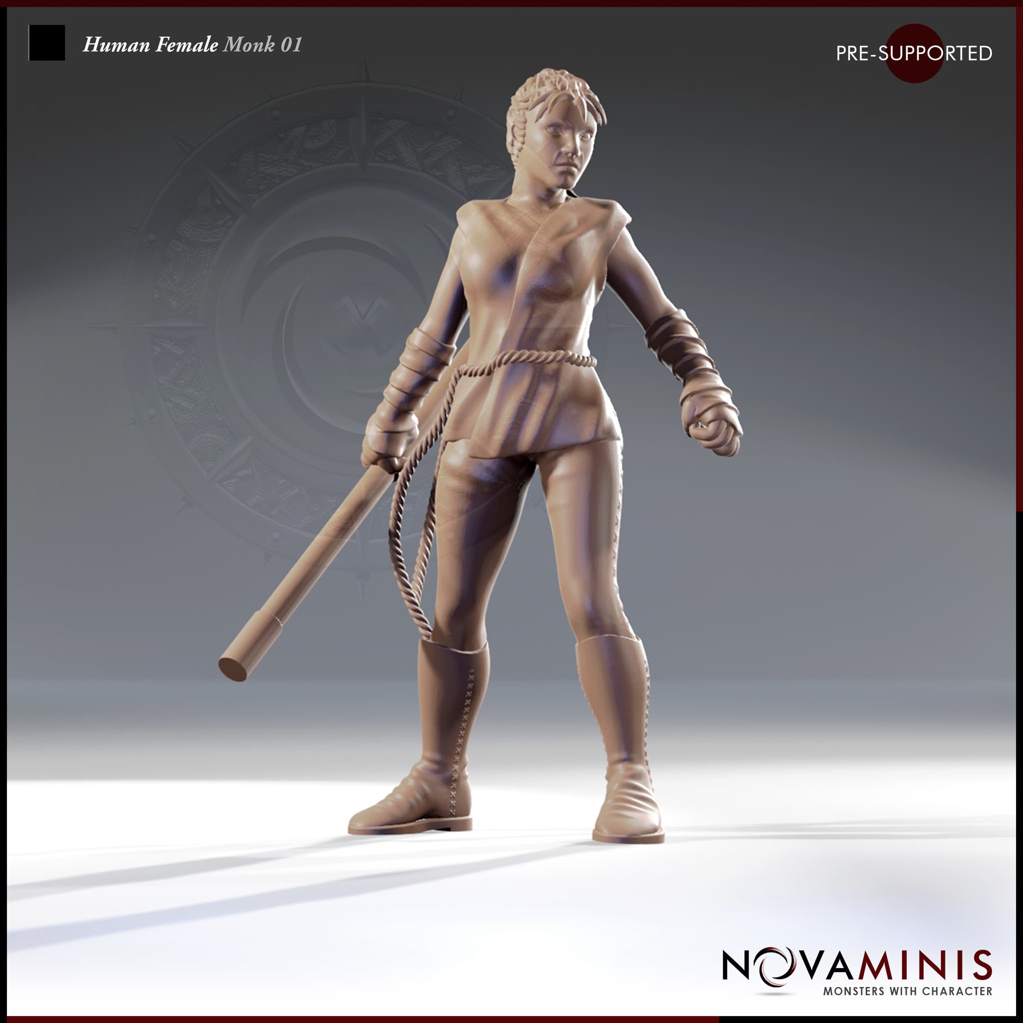 Human Female Monk 01