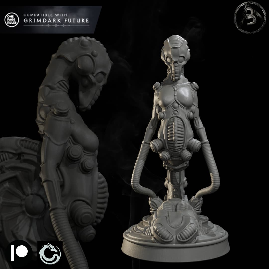 Unlife Necroplosis Human Interface Construct Model 002