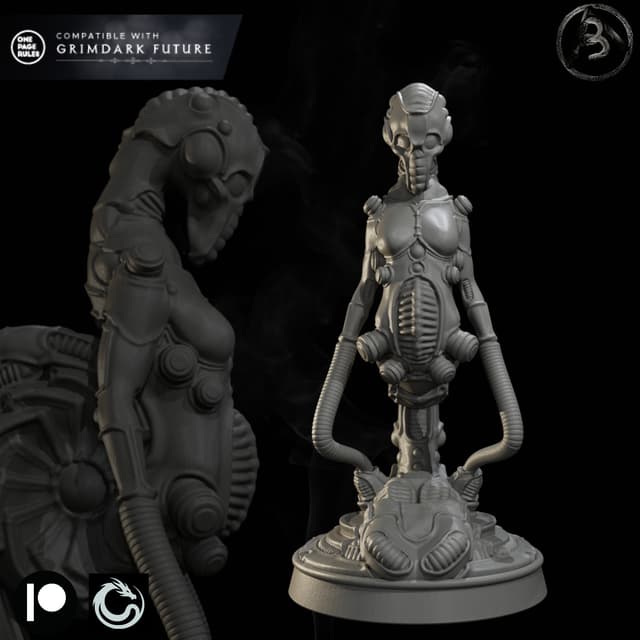 Unlife Necroplosis Human Interface Construct Model 002