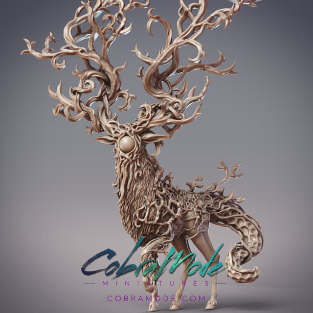 Stag Nature God - Caerthann, God of Growth (Pre-supported)