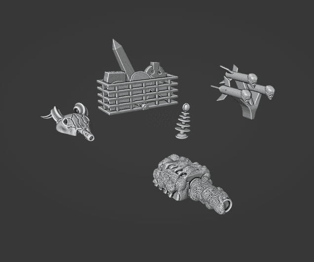 Gaslands Spooky Weapon Set