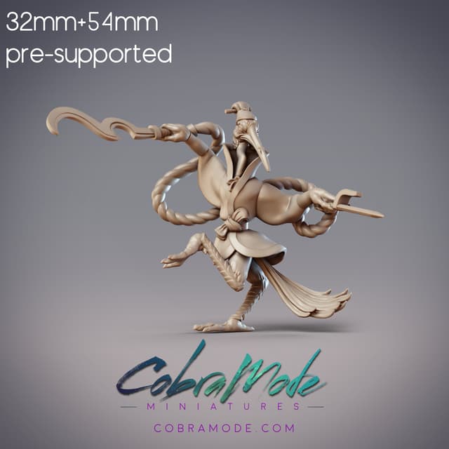 Cranefolk ChengHan, Feixian Warrior (Pre-supported)