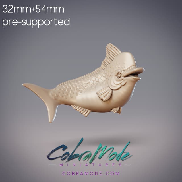 Pot-Belly Mahuna Fish (Pre-supported)