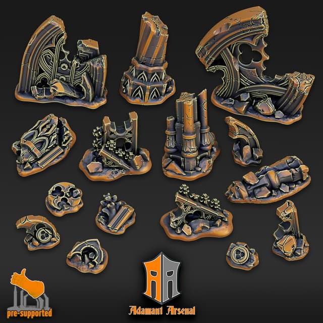 Basing Bits - Temple Ruins