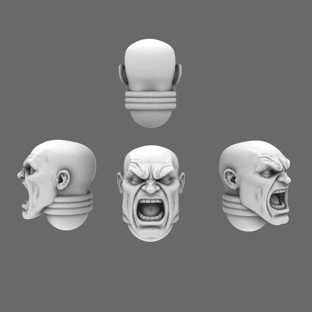 Space Knight Exposed Bald Heads