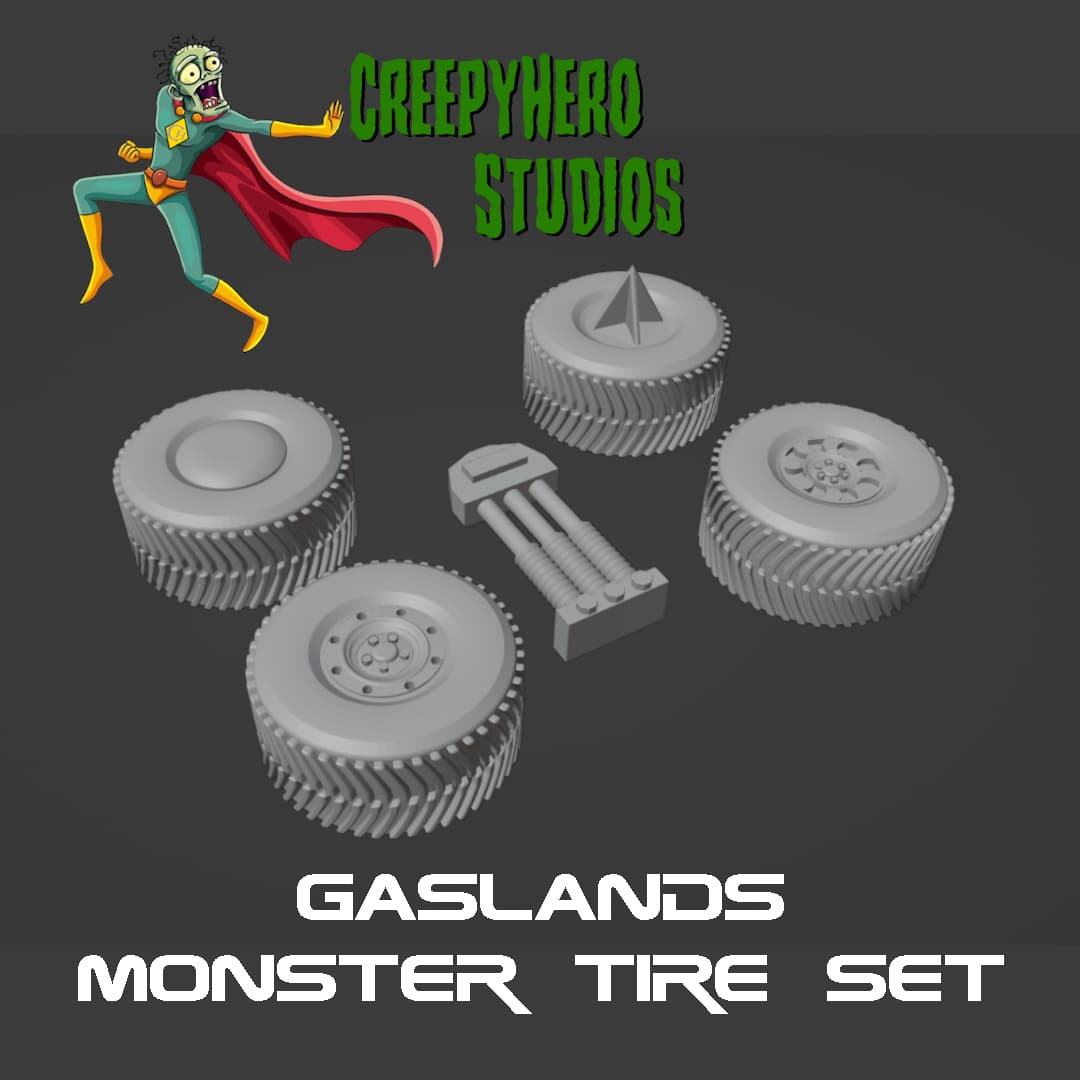 Gaslands Monster Tire Set