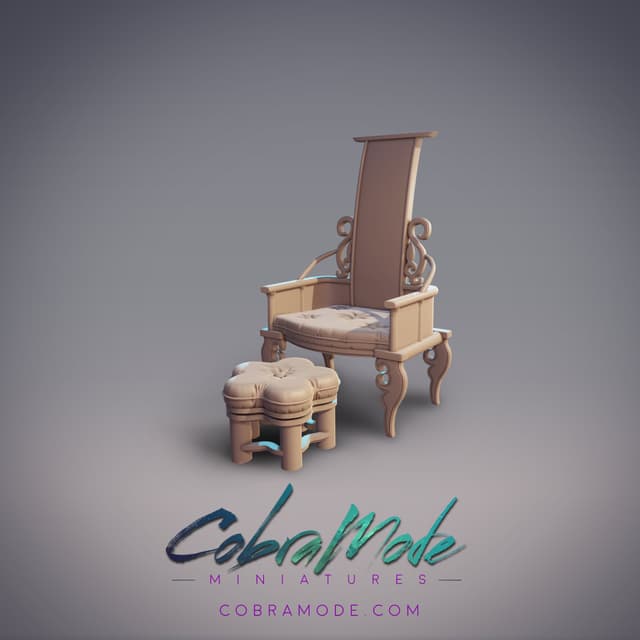 Chair and Footstool Furniture (Pre-Supported)