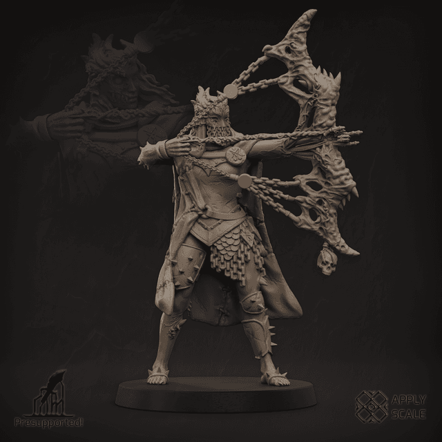 Abyssall Huntress: Hunter of the Sinister Path Elite Upright