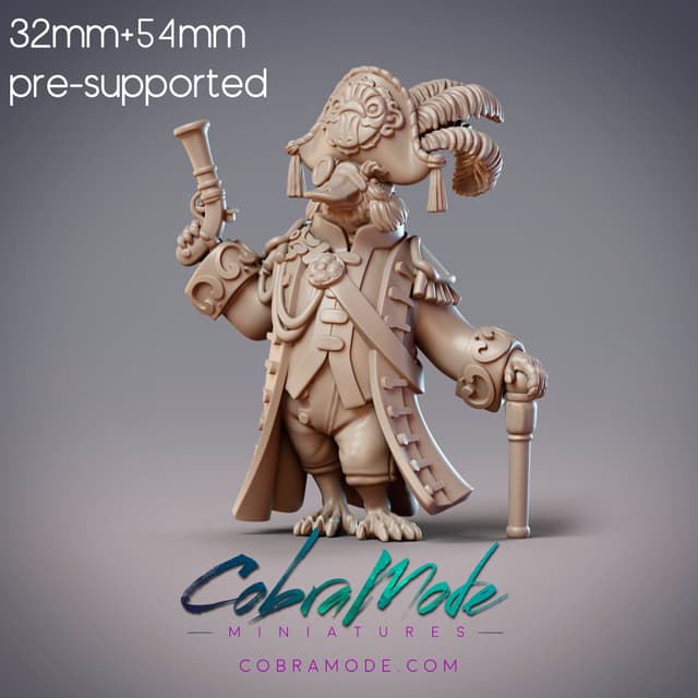 Platypus Sailor - Mushen, Boondaburra Captain (Pre-supported)