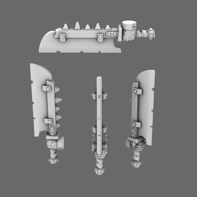 Space Orcs Cleavers LEFT