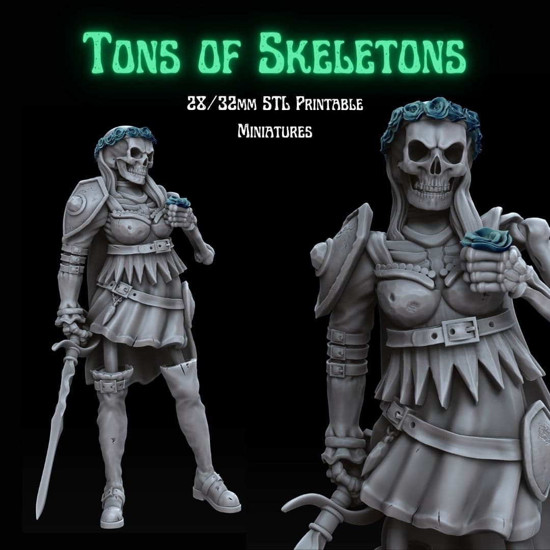 Tons of Skeletons: Damsel of Death 